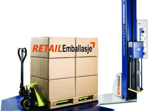 Slim lavt svingbord Masterplat Strekkfilmmaskin fra Retail Emballasje AS